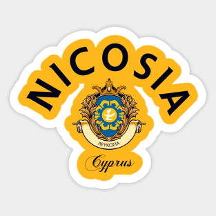 Cyprus Nicosia Sticker